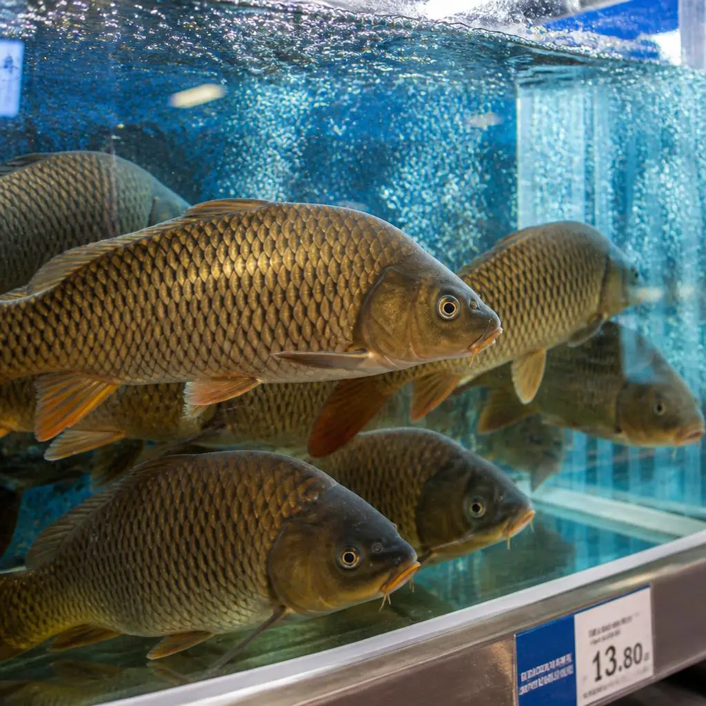 Живой карп, 1 кг — вяленая и копчёная рыба, MaxFish Ростов — фото 2